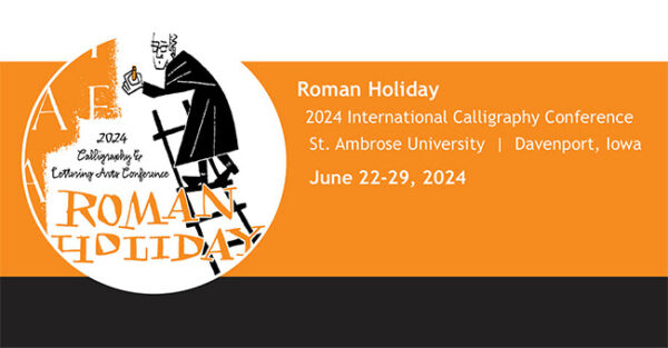 Roman Holiday 2024 International Calligraphy Conference Colorado   Conference 2024 600x313 